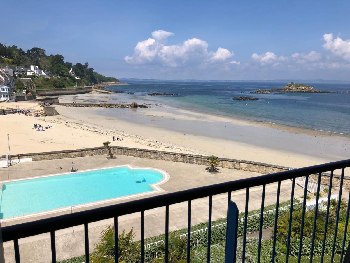 Tres Bel Appartement Vue Mer Avec Piscine Дуарнене Экстерьер фото