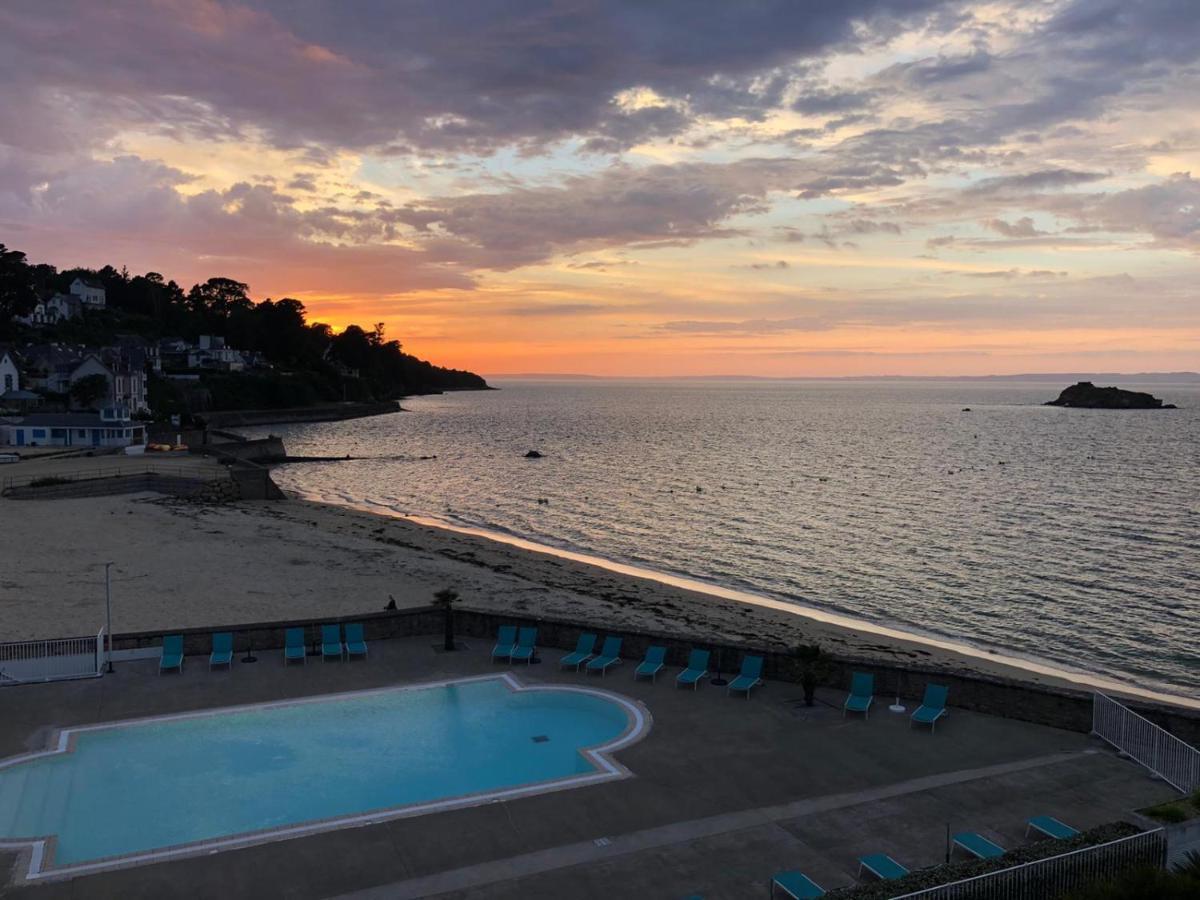Tres Bel Appartement Vue Mer Avec Piscine Дуарнене Экстерьер фото