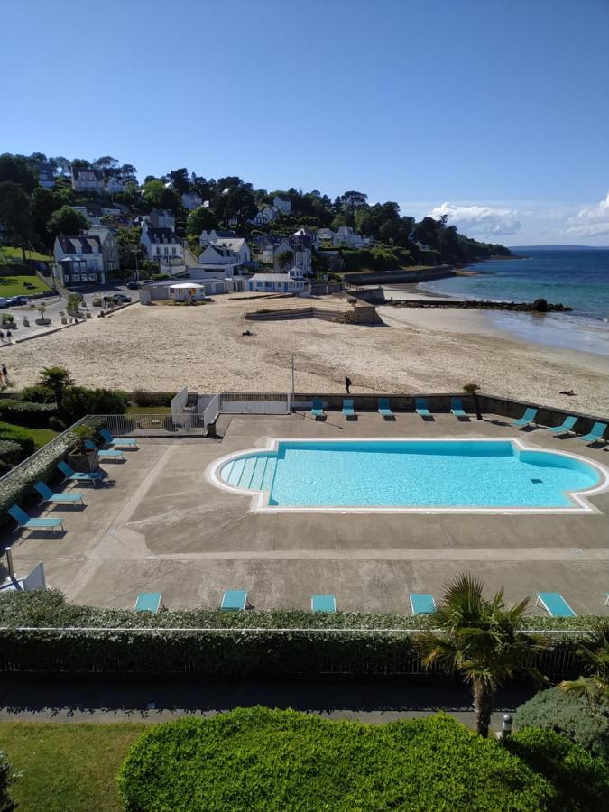 Tres Bel Appartement Vue Mer Avec Piscine Дуарнене Экстерьер фото